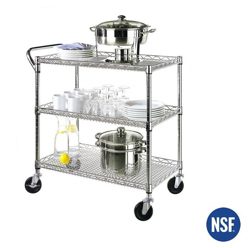 Seville Classics NSF Listed Industrial All-Purpose Utility Cart