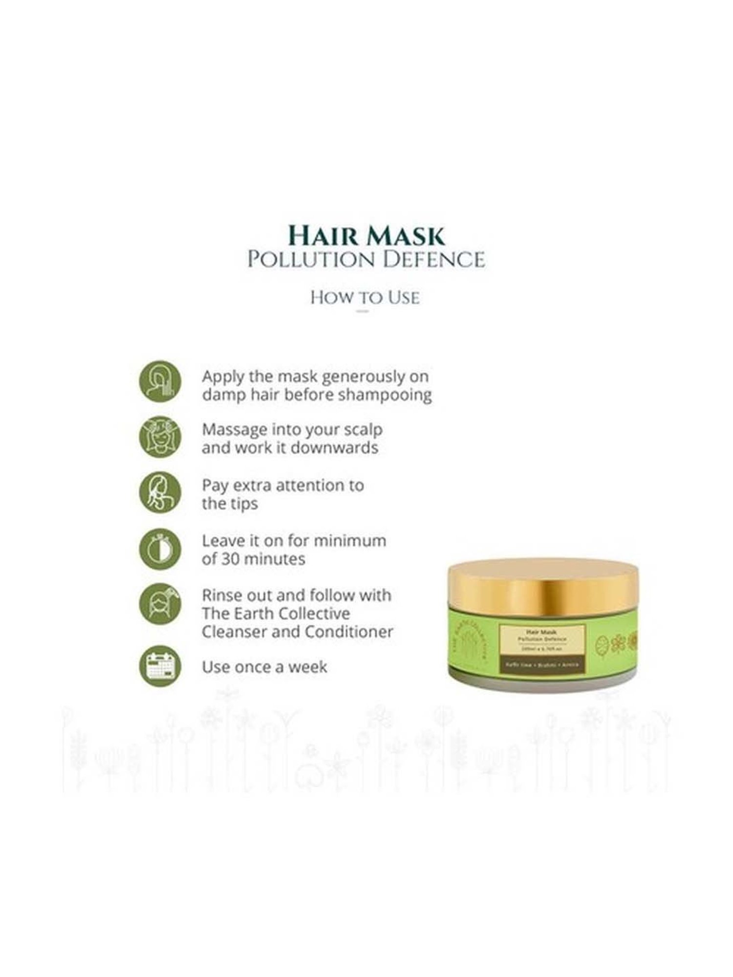 Richfeel Brahmi Intensive Repair Hair Pack - Pack of 4