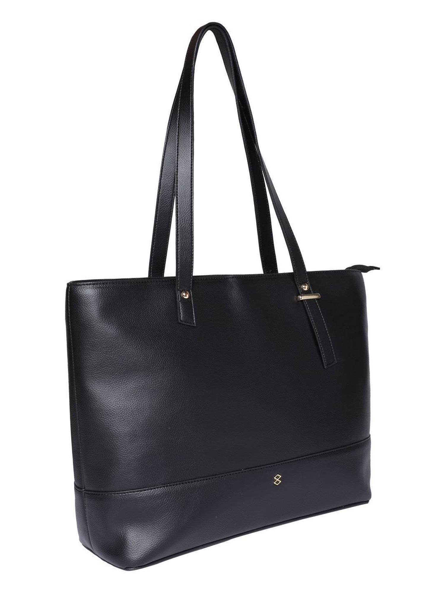 Horra Black Medium Tote Bag