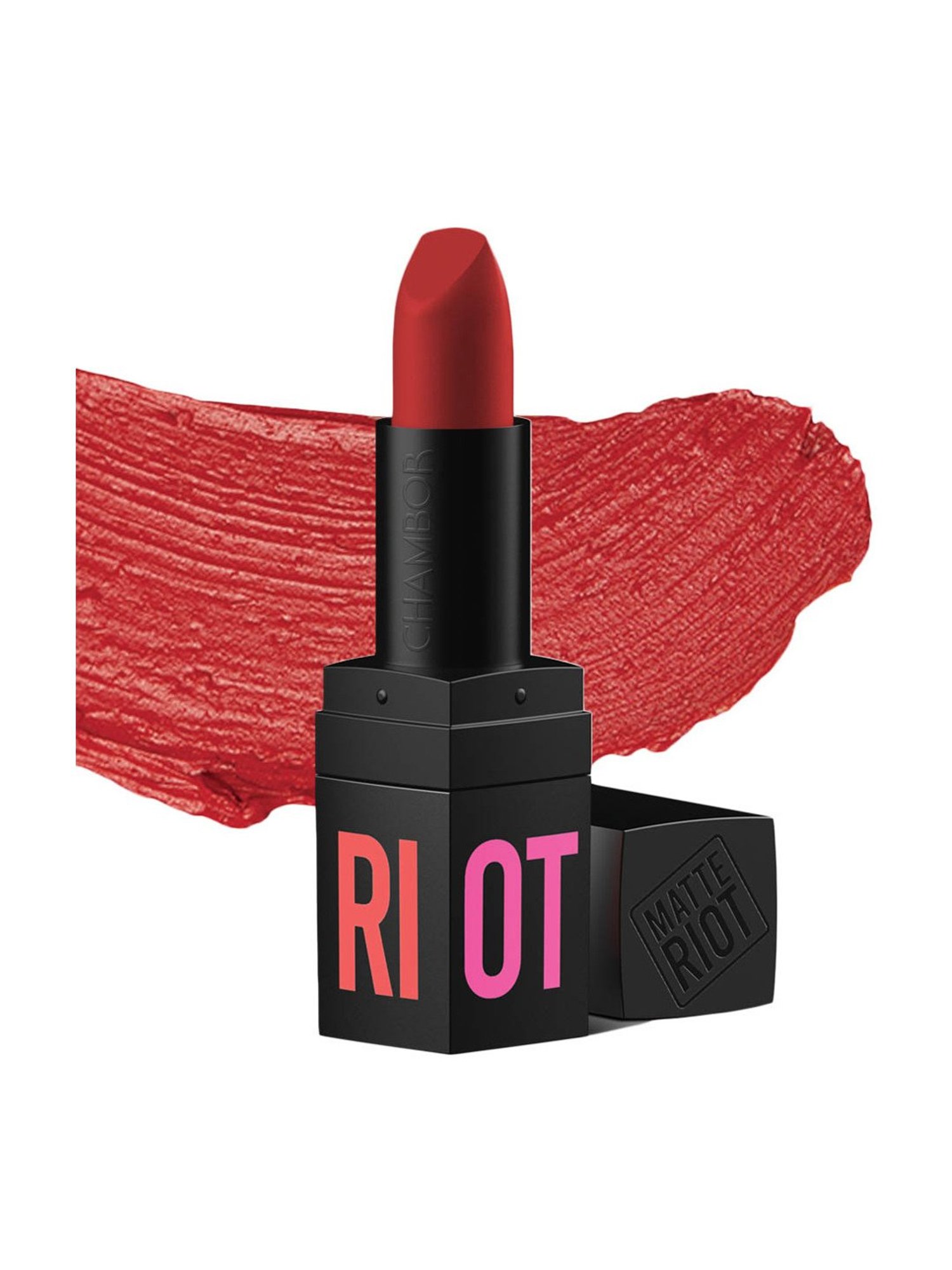 Chambor Matte Riot Lipstick Tuscany Red - 4.5 gm