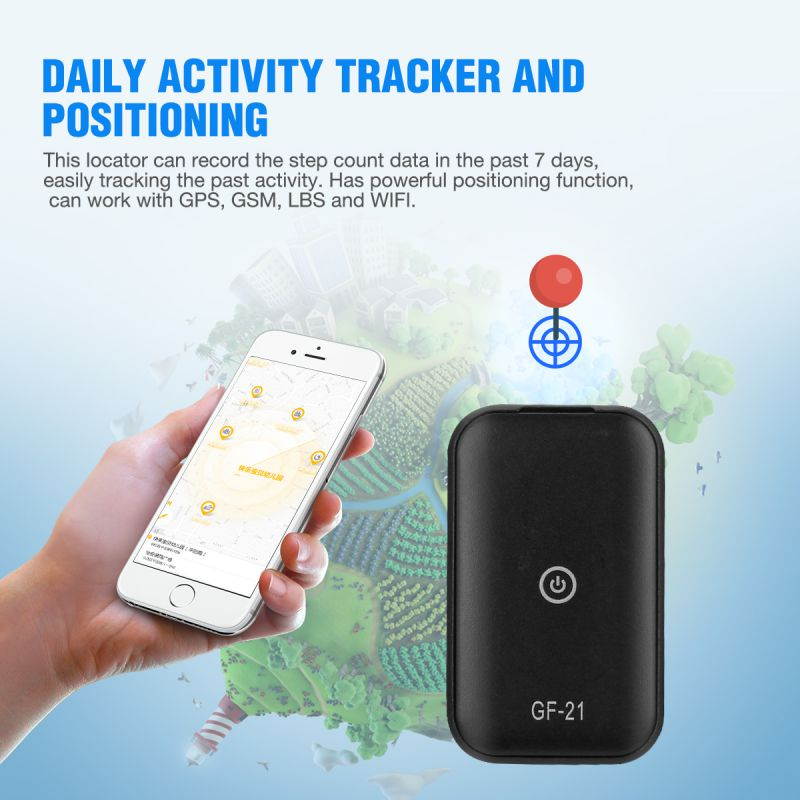 FirstPower GF21 GSM Mini GPS Tracker Real Time Tracking Locator Device for Car