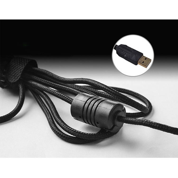 Fuhlen G90 Optical magnetic touch technology wired gaming mouse,unique technology mouse-Black