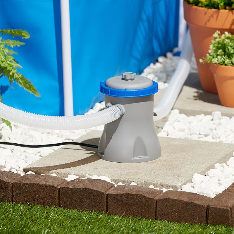 Solar Sun Rings Twister Power Steering Component for Automatic Robotic Suction Pool Cleaner Hoses with 30 Degree Angle Adaptor, Blue