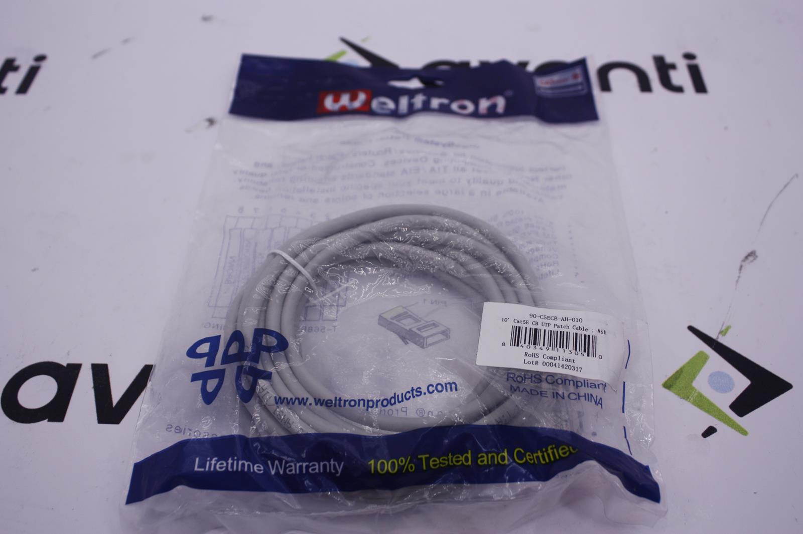 WELTRON Cat5e cb utp patch cable 90-C5ECB-AH-010