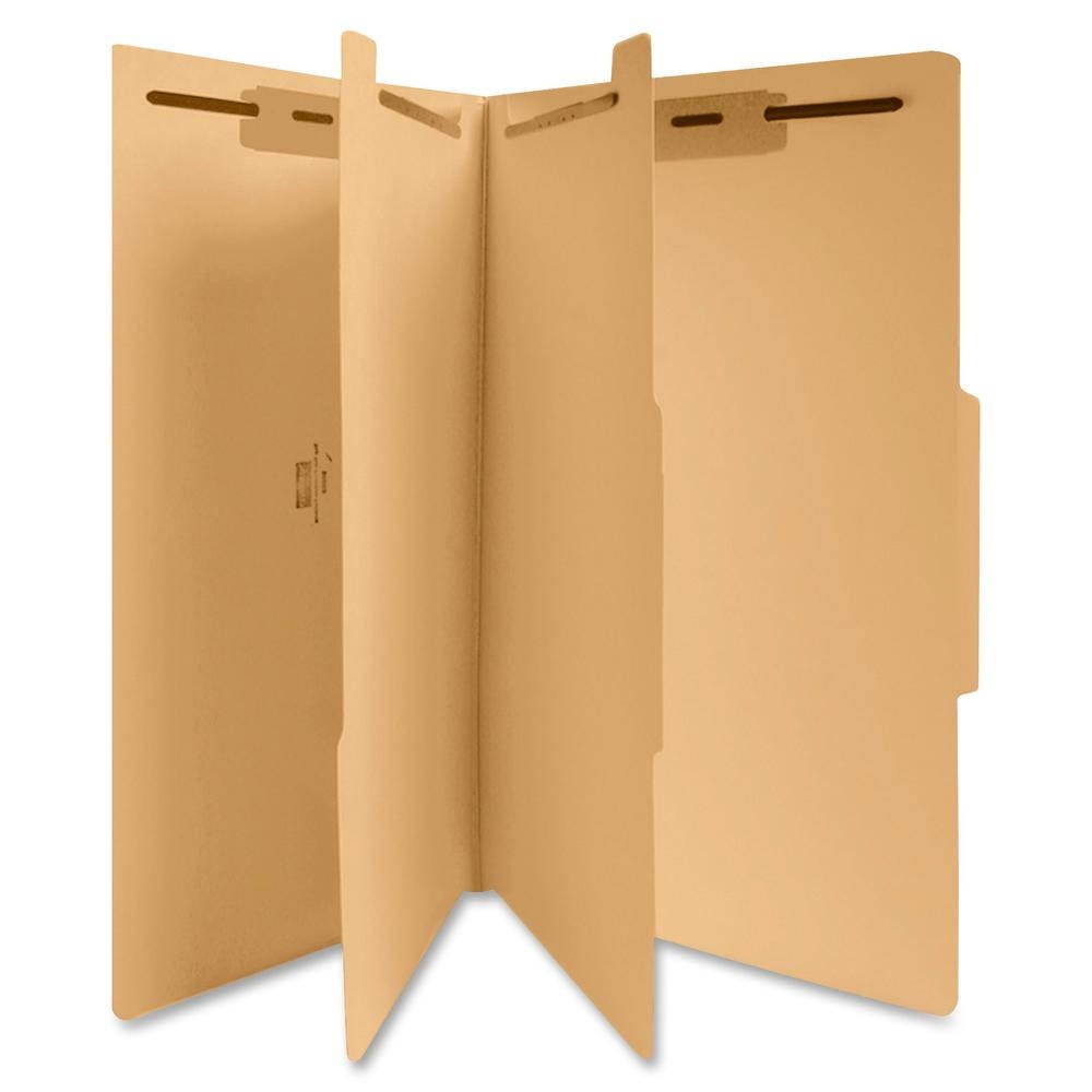 Sparco SPR95008 Classification Folder 8.50" Width x 14" Length Sheet Size - 1" Expansion - 1" Folder,  6 Dividers - Manila, 1 Each