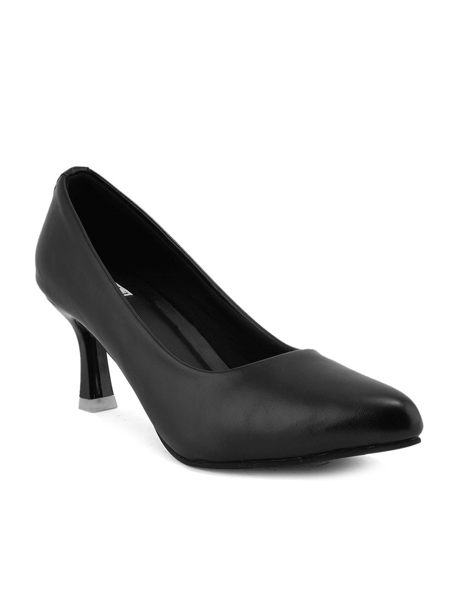 Elle Women's Black Stiletto Pumps