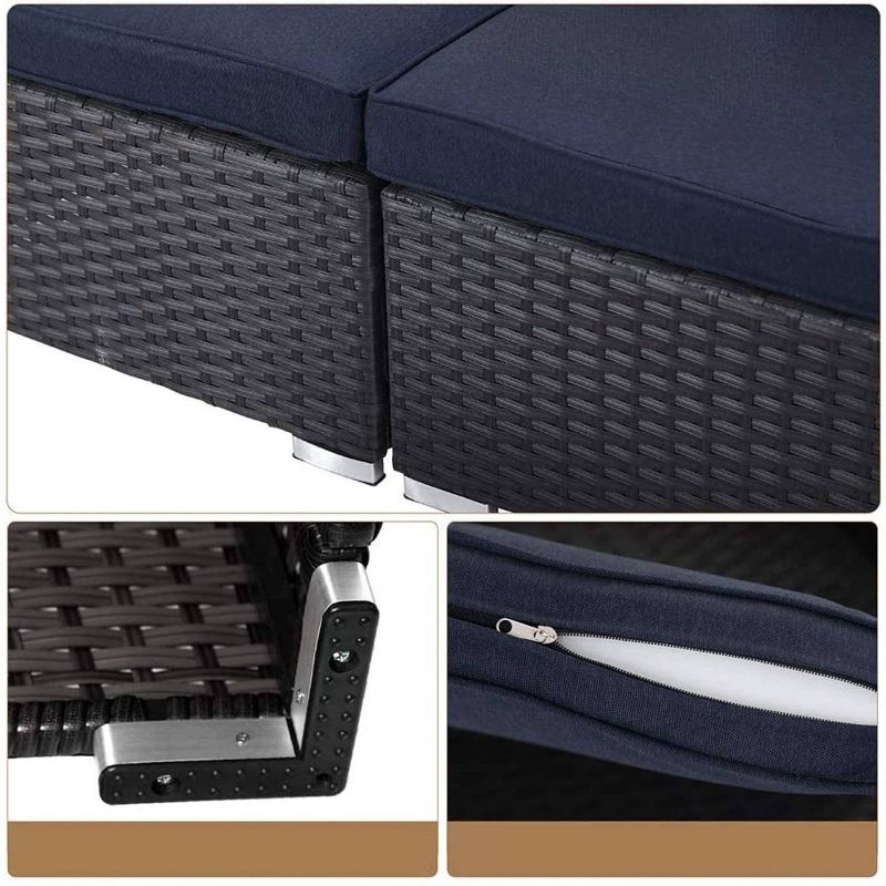 Draper 5pc Sectional Set with Sunbrella - Sage - Leisure Made