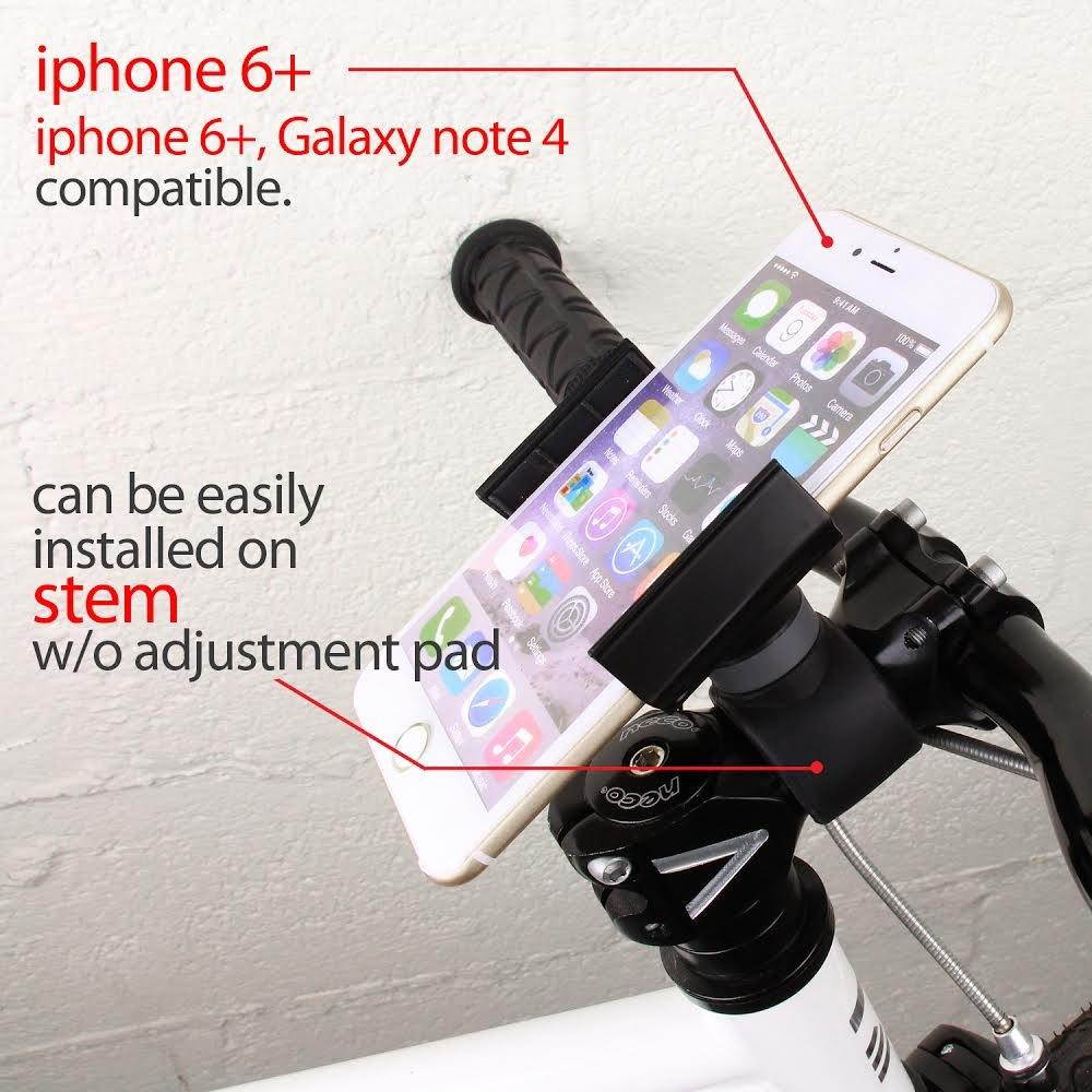 Koomus BikeGo 2 Universal Smartphone Bike Mount Holder Cradle for All iPhones and Android Devices