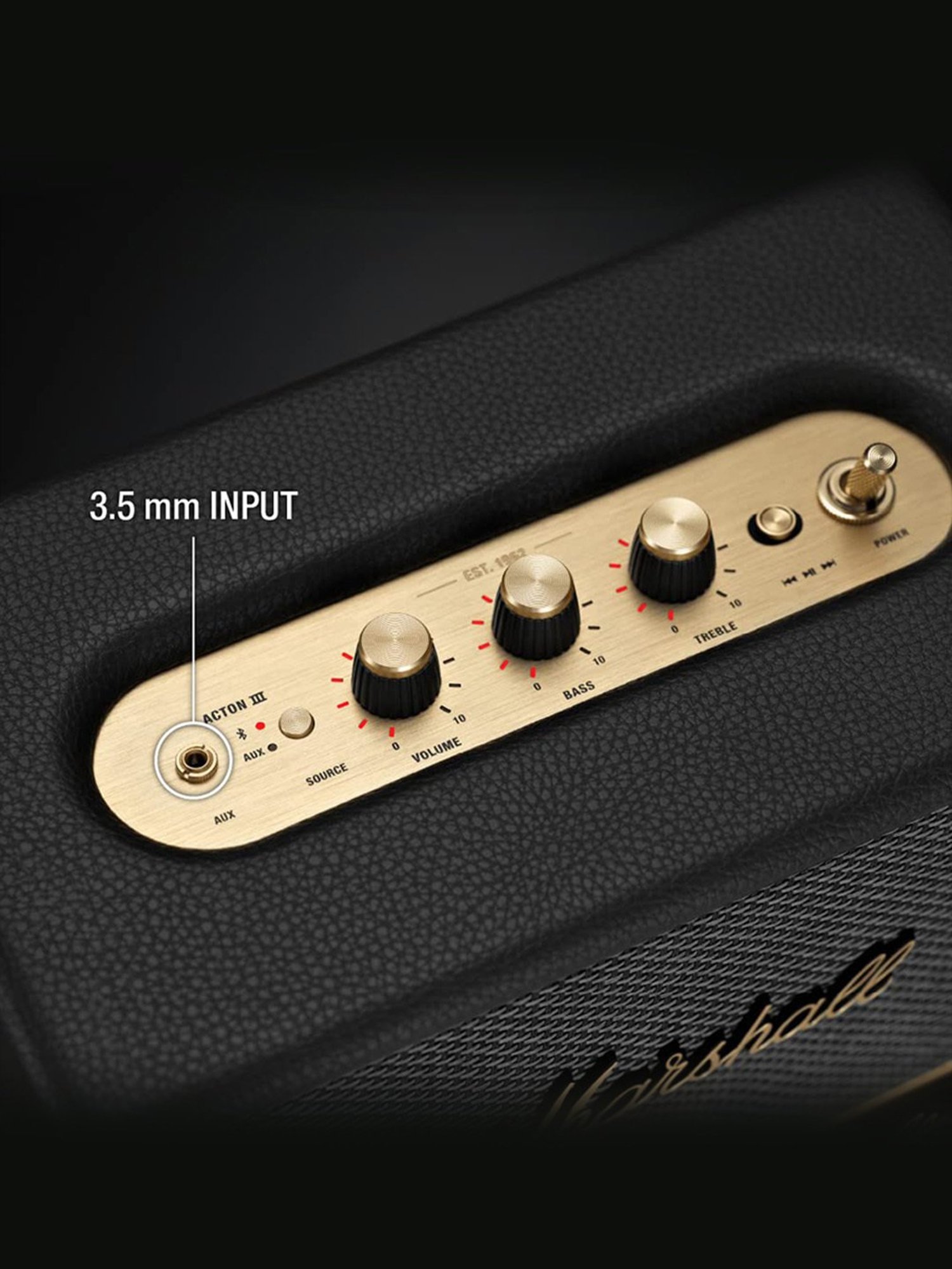 Marshall Stanmore III Bluetooth Wireless Speaker (Black)