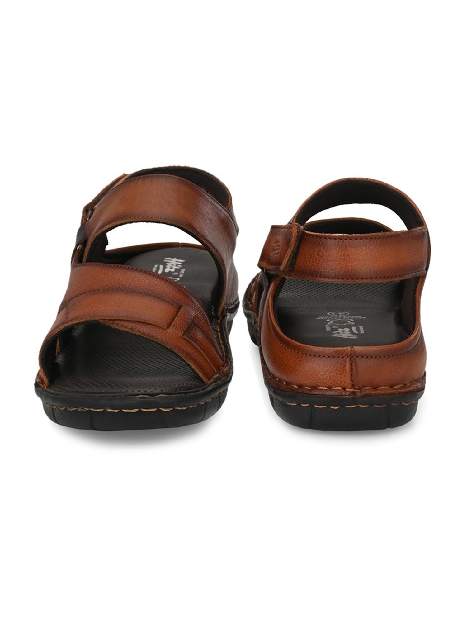 Hitz Men's Tan Back Strap Sandals