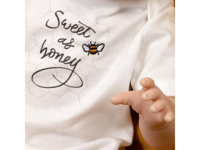 Paradise Galleries Realistic Toddler Doll - Sweet as Honey, 5-Piece Reborn Doll Gift Set with Magnetic Pacifier, 3+