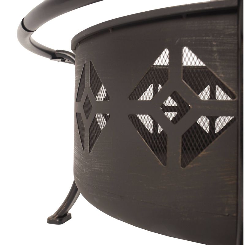 Pleasant Hearth Sunderland Deep Bowl Fire Pit