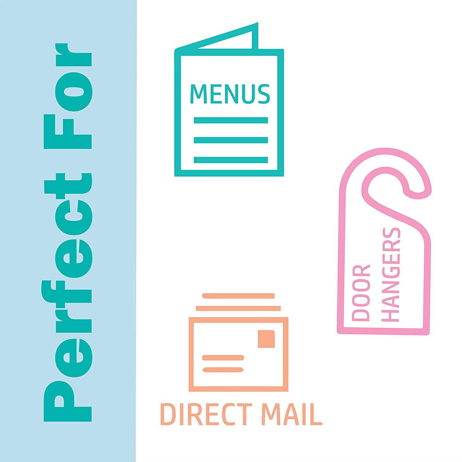 Springhill Colored Paper, Cardstock Paper, Blue Paper, 67lb, 147gsm, 8.5 x 11, 1 Ream / 250 Sheets - Vellum Card Stock, Thick Paper  (026000R)