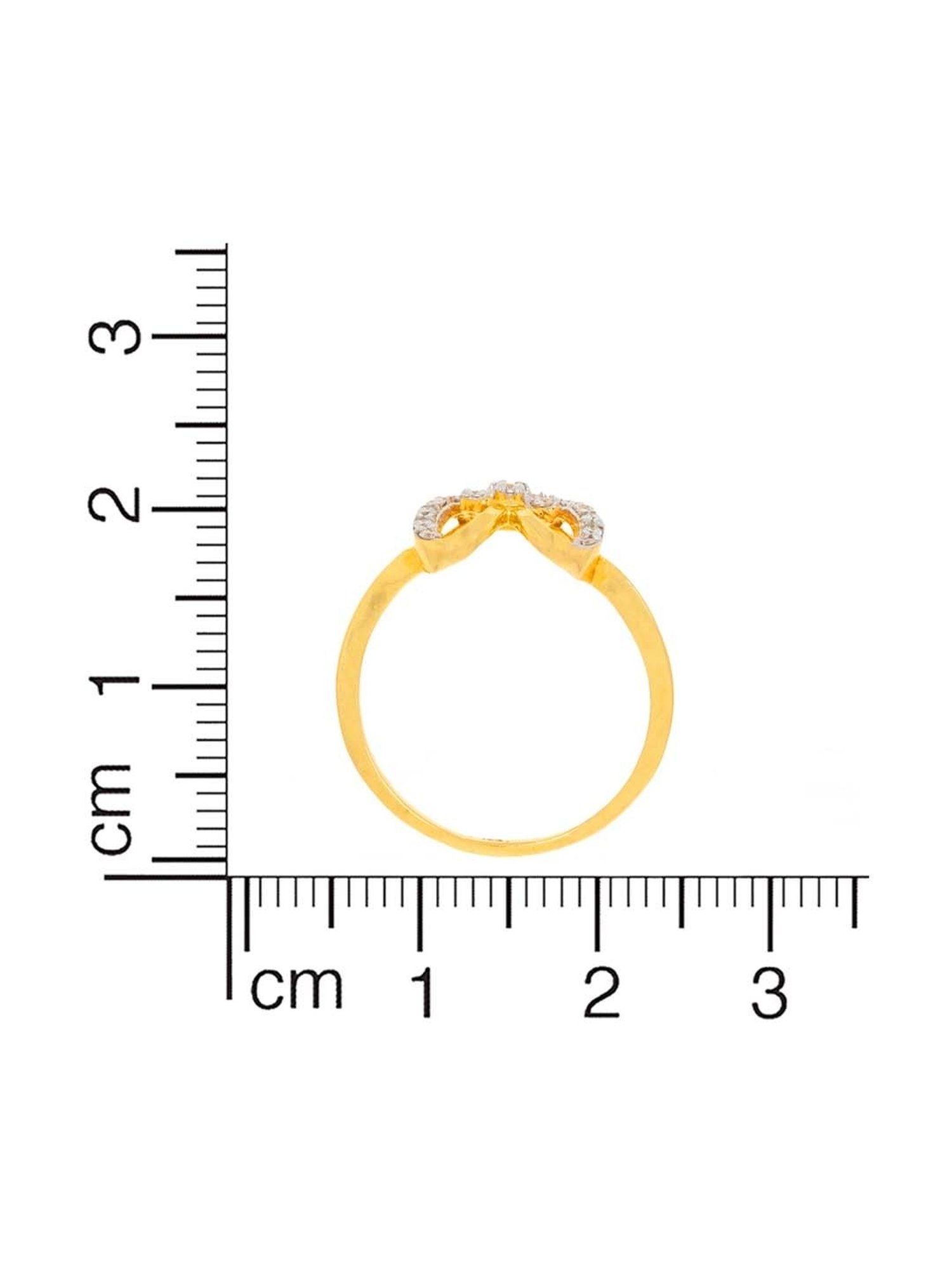 Waman Hari Pethe Jewellers 18k Gold & Diamond Ring for Women