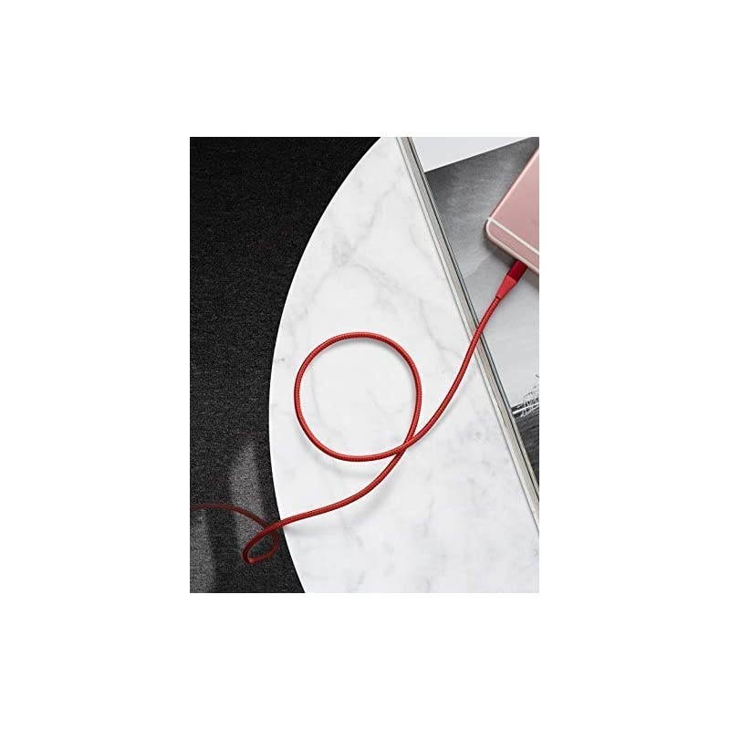 Powerline+ II Lightning Cable 6ft MFi Certified for Flawless Compatibility with iPhone X88 Plus77 Plus66 Plus55S and MoreRed