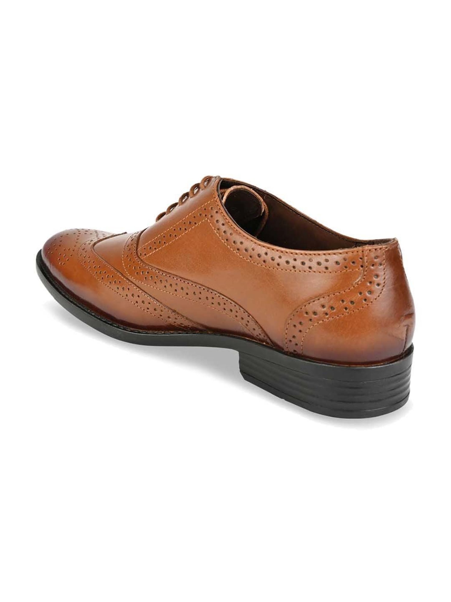 Regal Men's Tan Brogue Shoes