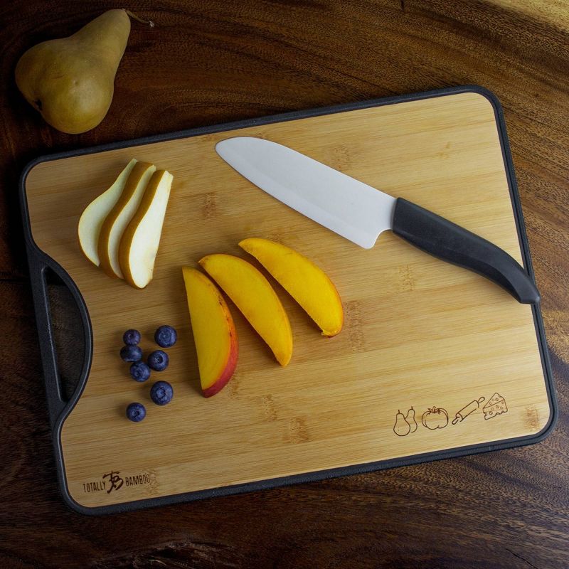 Totally Bamboo 2-in-1 Bamboo Cutting Board 15"