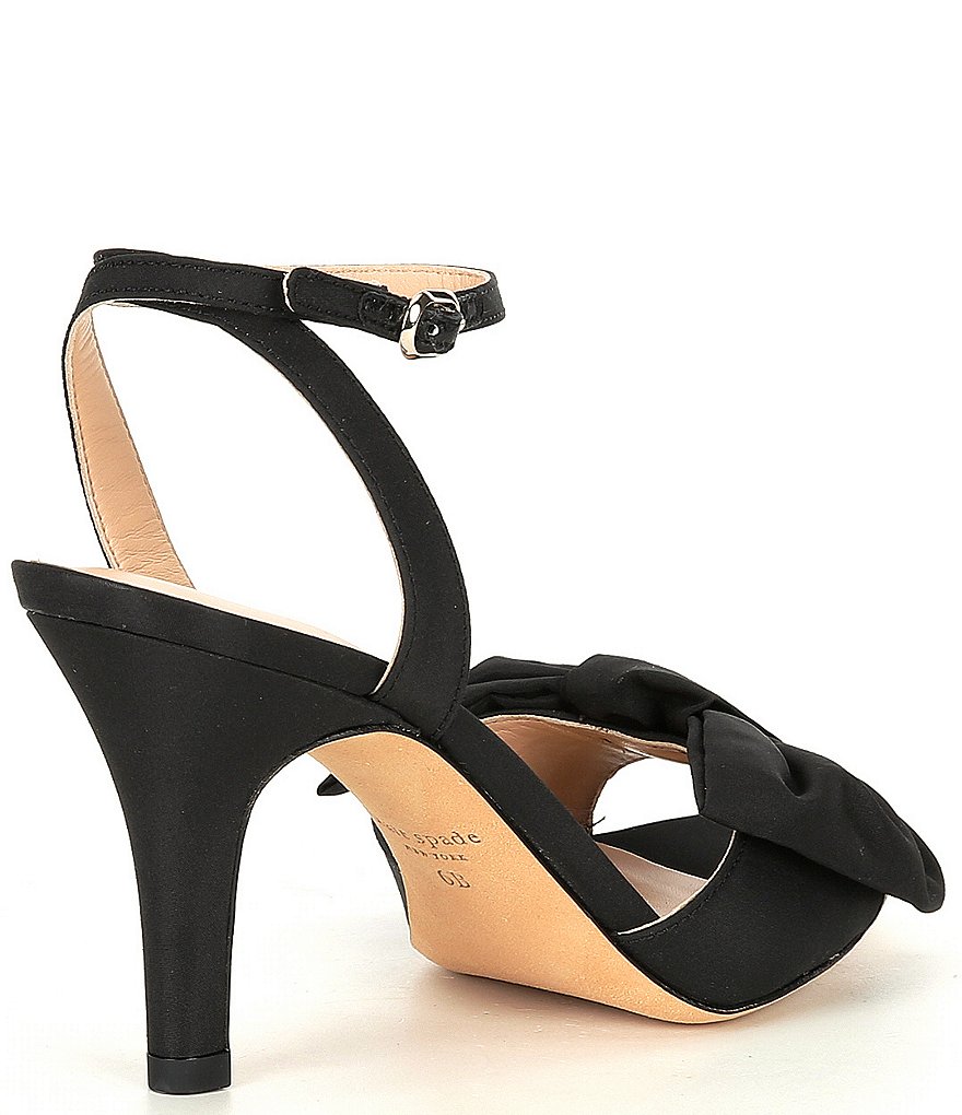 kate spade new york Gloria Bow Detail Ankle Strap Dress Sandals