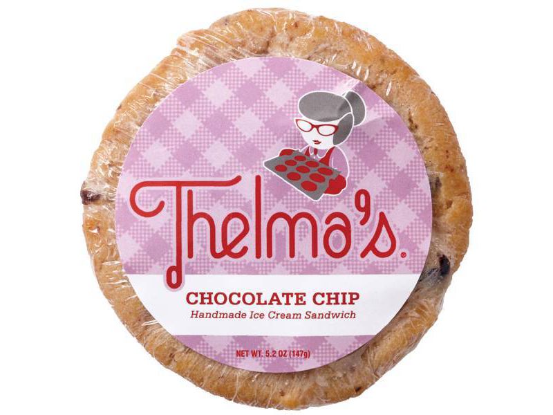 Thelma's Chocolate Chip Cookie Ice Cream Sandwich - 5.2oz
