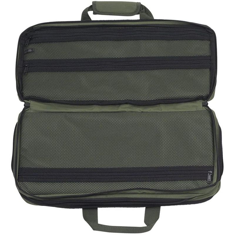 Messermeister Heavy Duty Water Resistant 18 Pocket Knife Culinary Tool Storage Chef's Luggage Carry Case, Olive