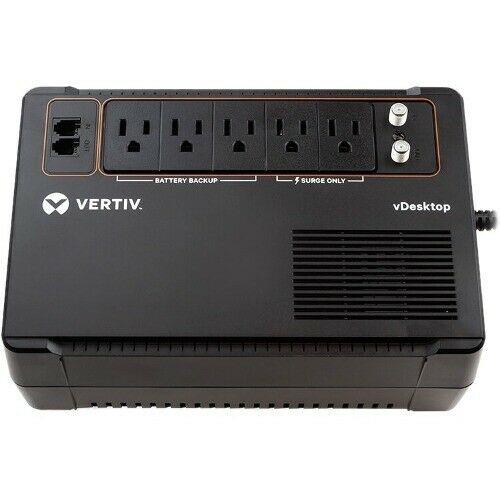 VERTIV VDSK400LV 400VA Wall/Desktop/Floor Mountable UPS