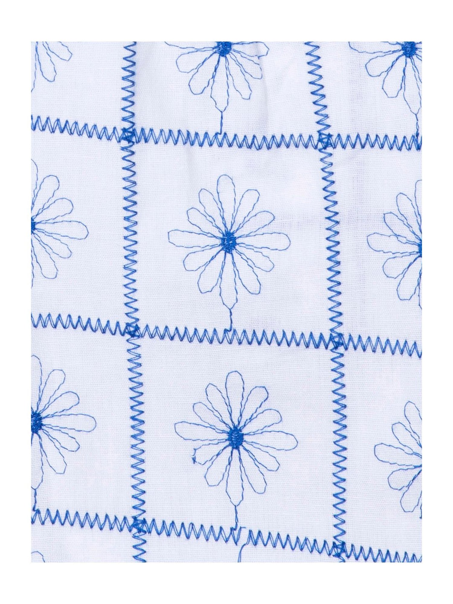 Budding Bees Kids Blue & White Floral Print Top with Shorts