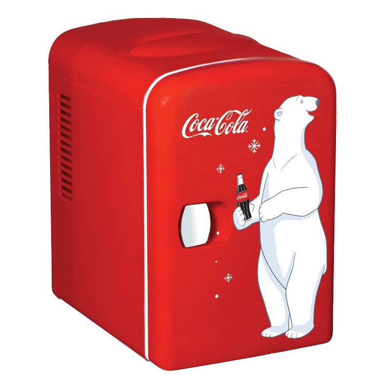 Coca-Cola 0.14 cu ft Personal Refrigerator - Red