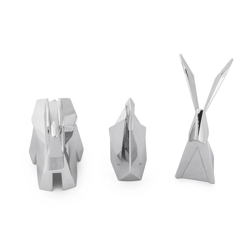 3pk Origami Ring Holder Stand Chrome - Umbra