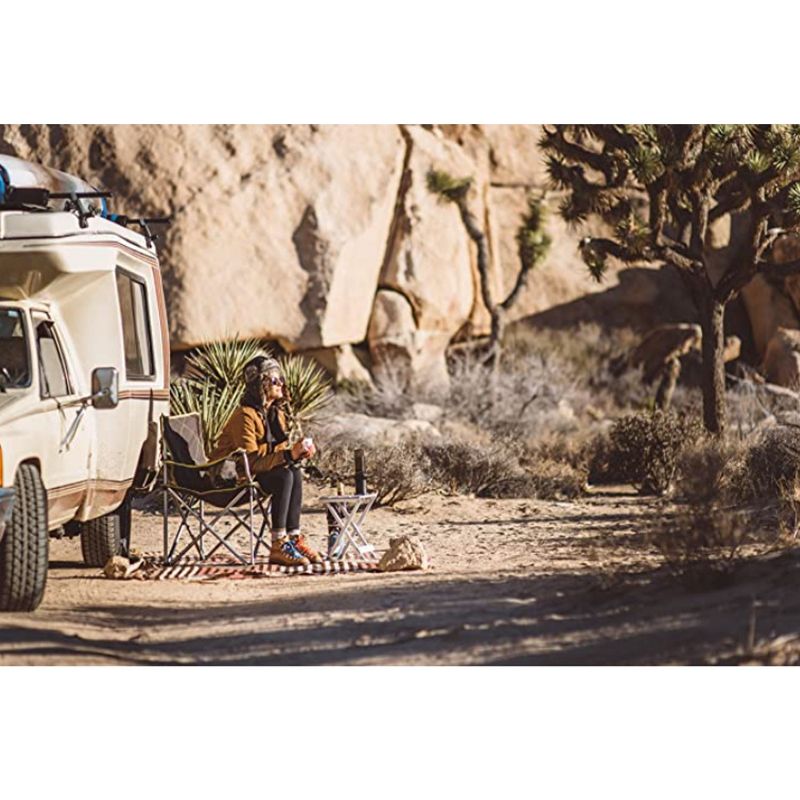 Mac Sports Beach Day Foldable Chaise Lounge Chair & Integrated Pull Cart Combo