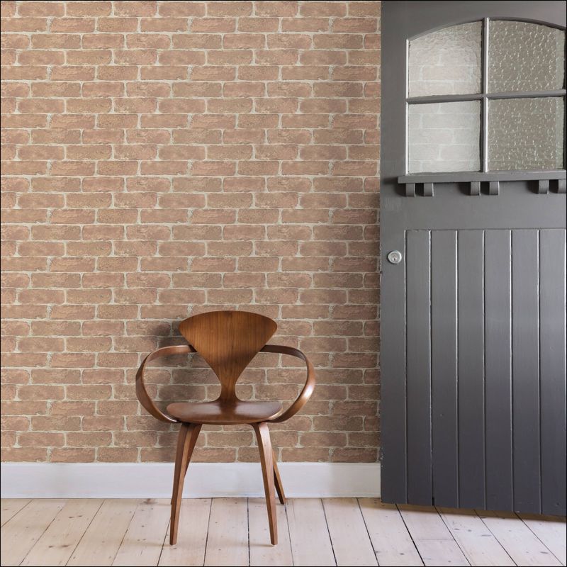 Brewster Old Town Brick Peel & Stick Wallpaper