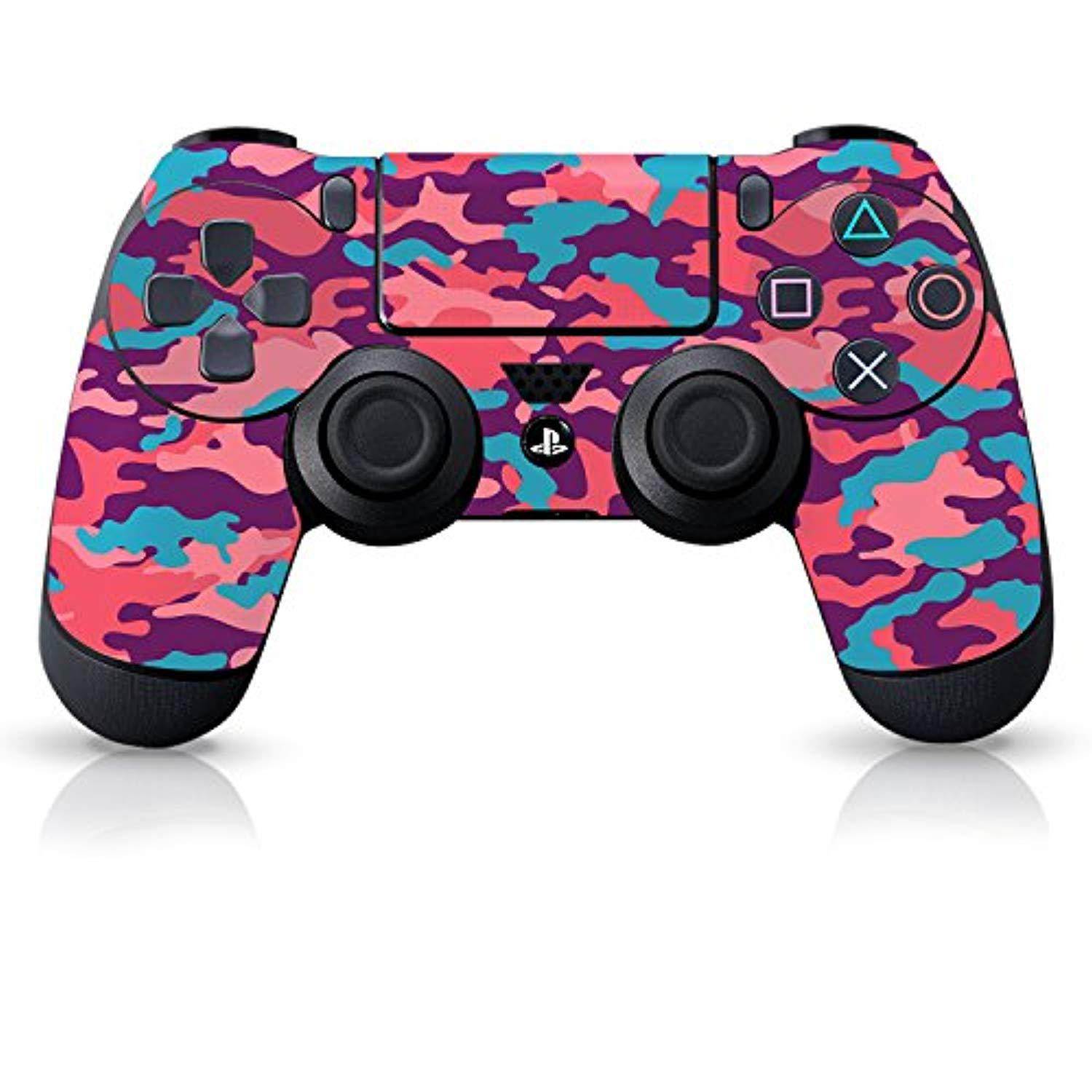 controller gear officially licensed controller skin  bubble gum camo  playstation 4