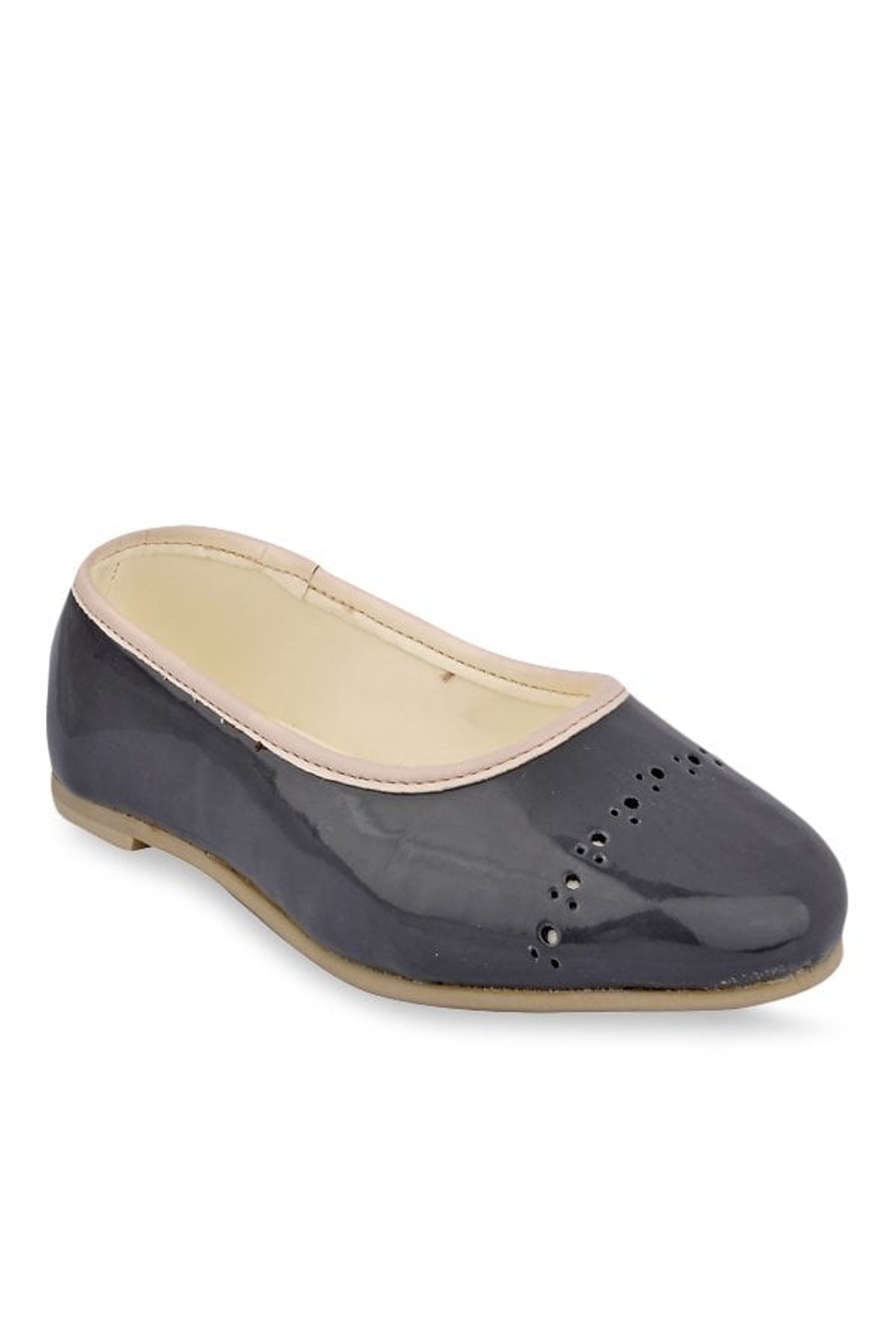 Beanz Kids Clara Black & Cream Flat Ballets