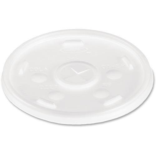 Dart 24SL05 Plastic Cold Cup Lids, 24oz, Translucent, 500/Carton, 1 Carton