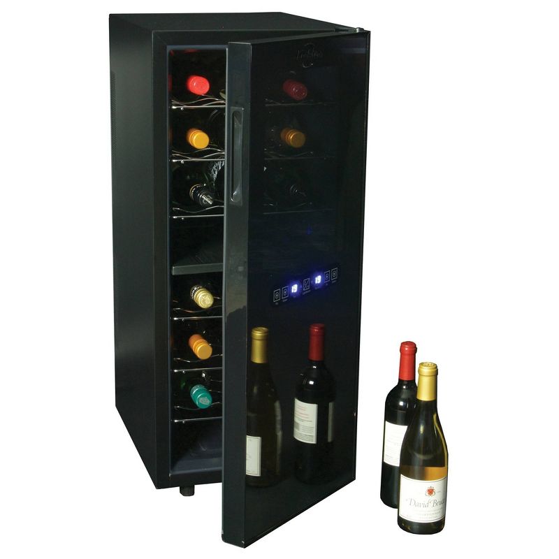 Koolatron 24-Bottle Dual-Zone Wine Cooler - Black