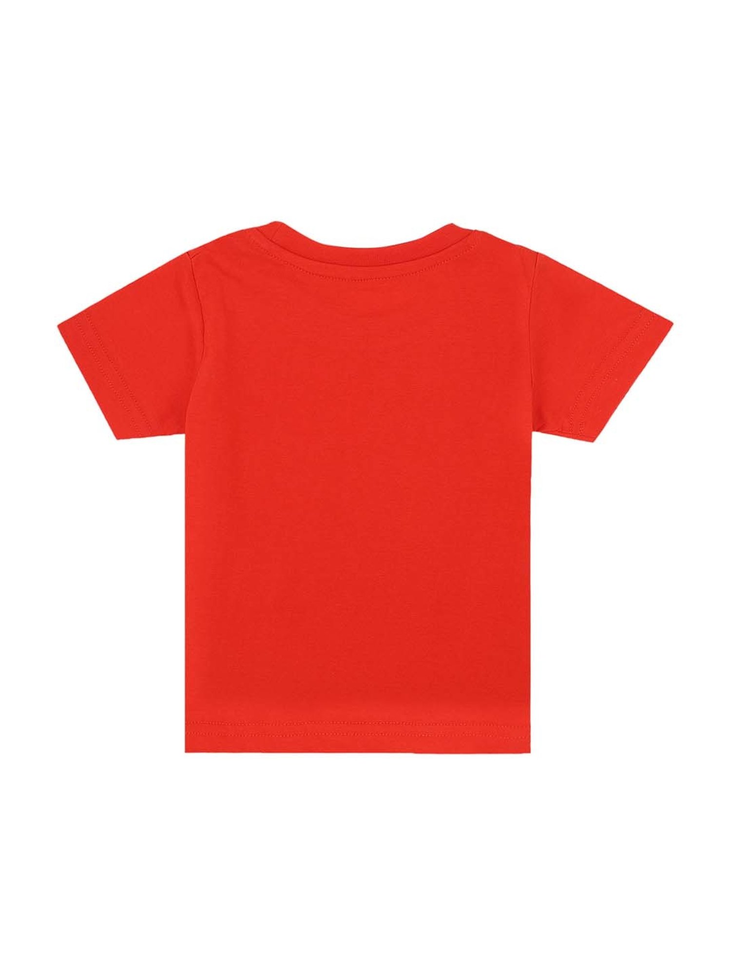 Bodycare Kids Blue & Red Cotton Printed T-Shirt (Pack of 2)