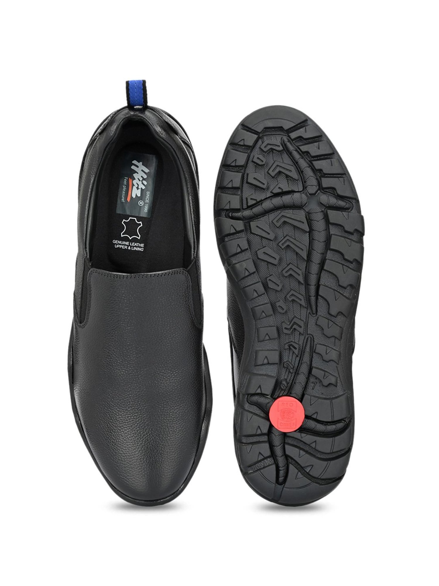 Hitz Men's Black Casual Loafers