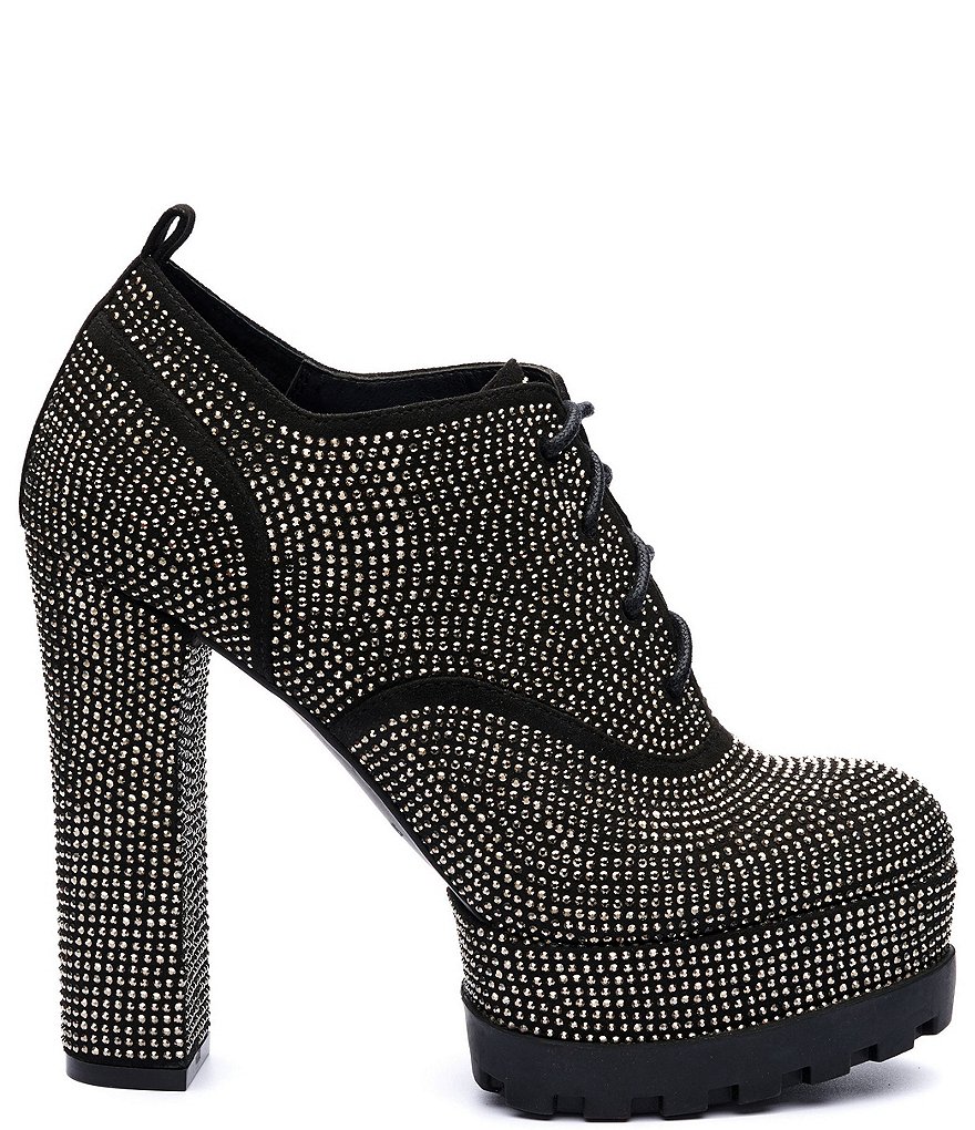 SoftWalk Willis Perforated Suede Platform Oxfords