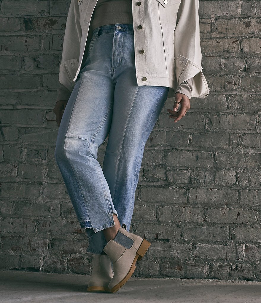 Sorel Emelie II Waterproof Suede Chelsea Booties