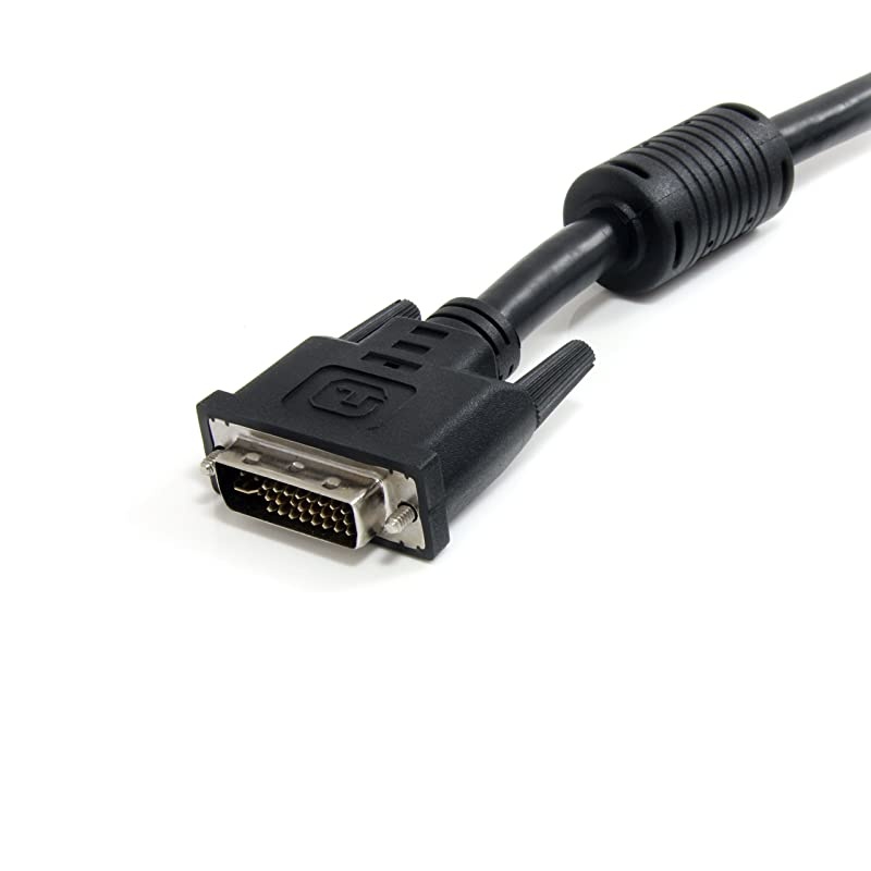 DVII Extension Cable 10 ft Dual Link Digital and Analog Male to Female Cable Computer Monitor Cable DVI Cord DVIIDMF10Black