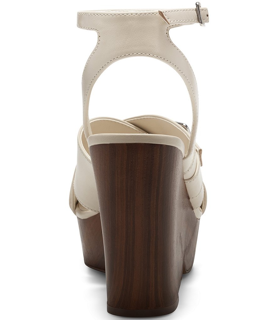 Vince Camuto Calliana Leather Wedge Sandals