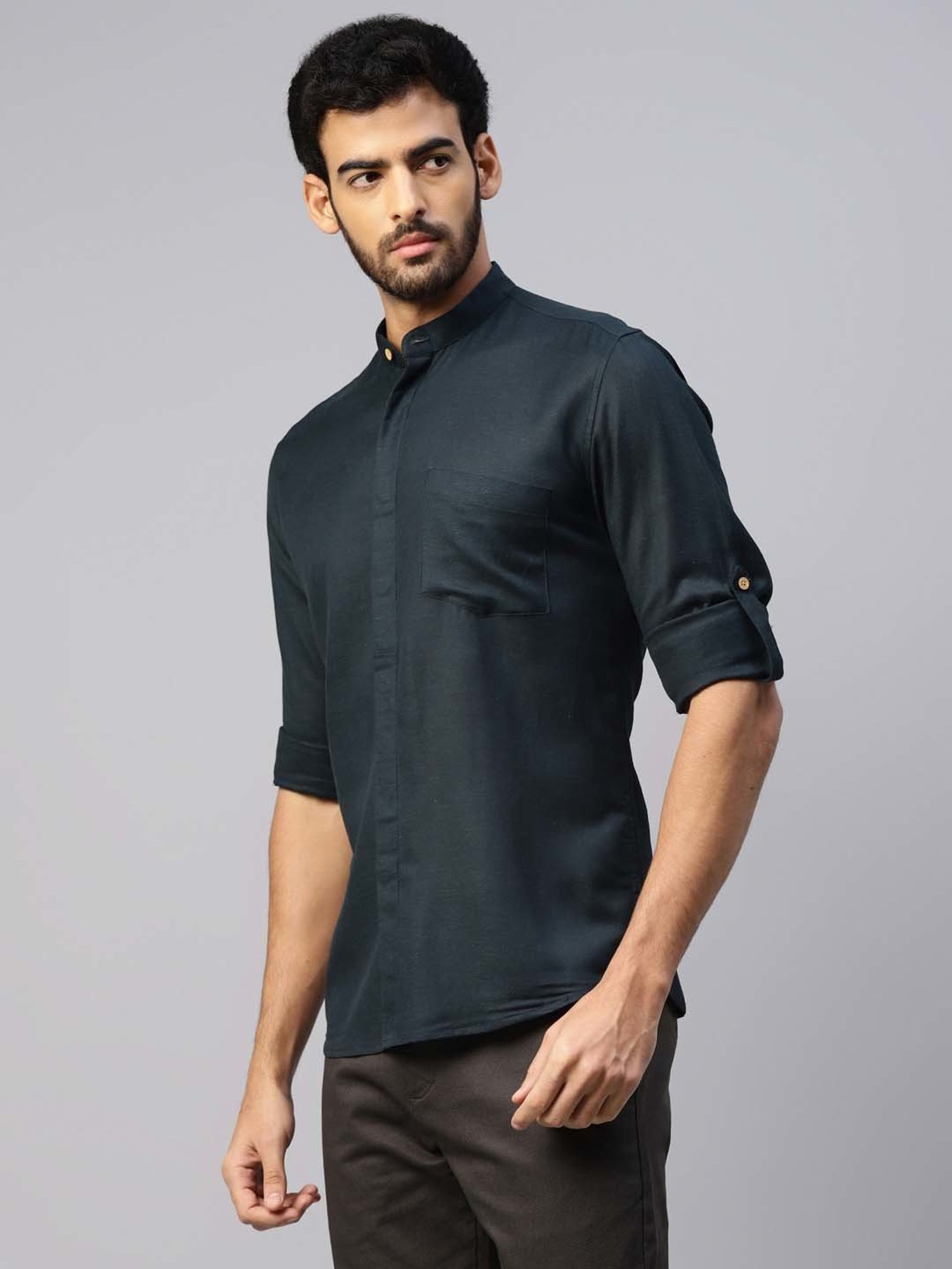 Don Vino Navy Slim Fit Shirt