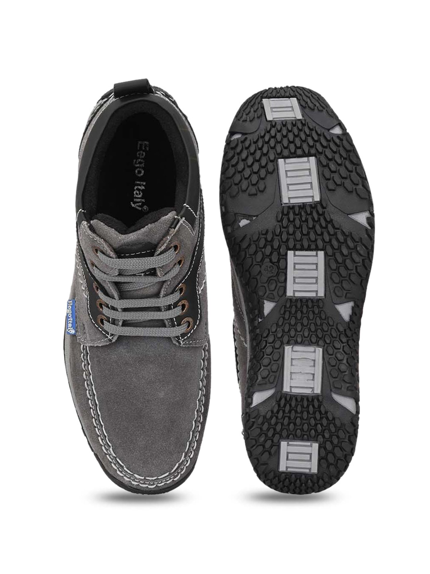 Eego Italy Men's Grey Derby Boots