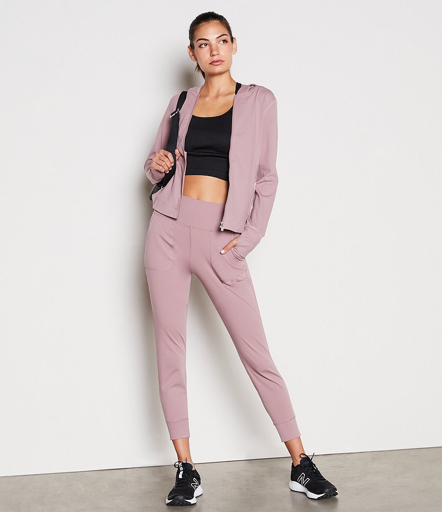 Calvin Klein Performance Yoga Long Sleeve Front Zip Hoodie Jacket