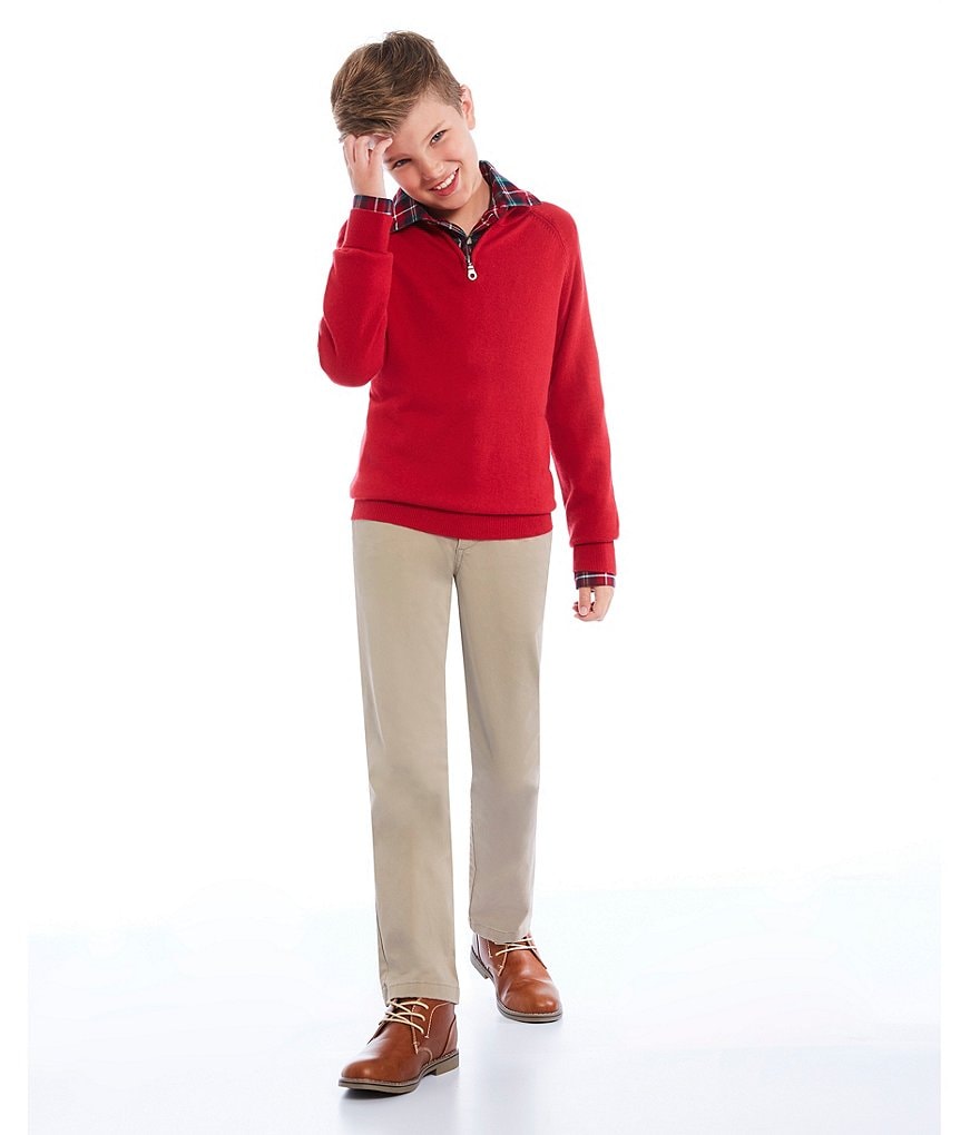 Nautica Big Boys 8-20 Short-Sleeve Vertical Logo Polo