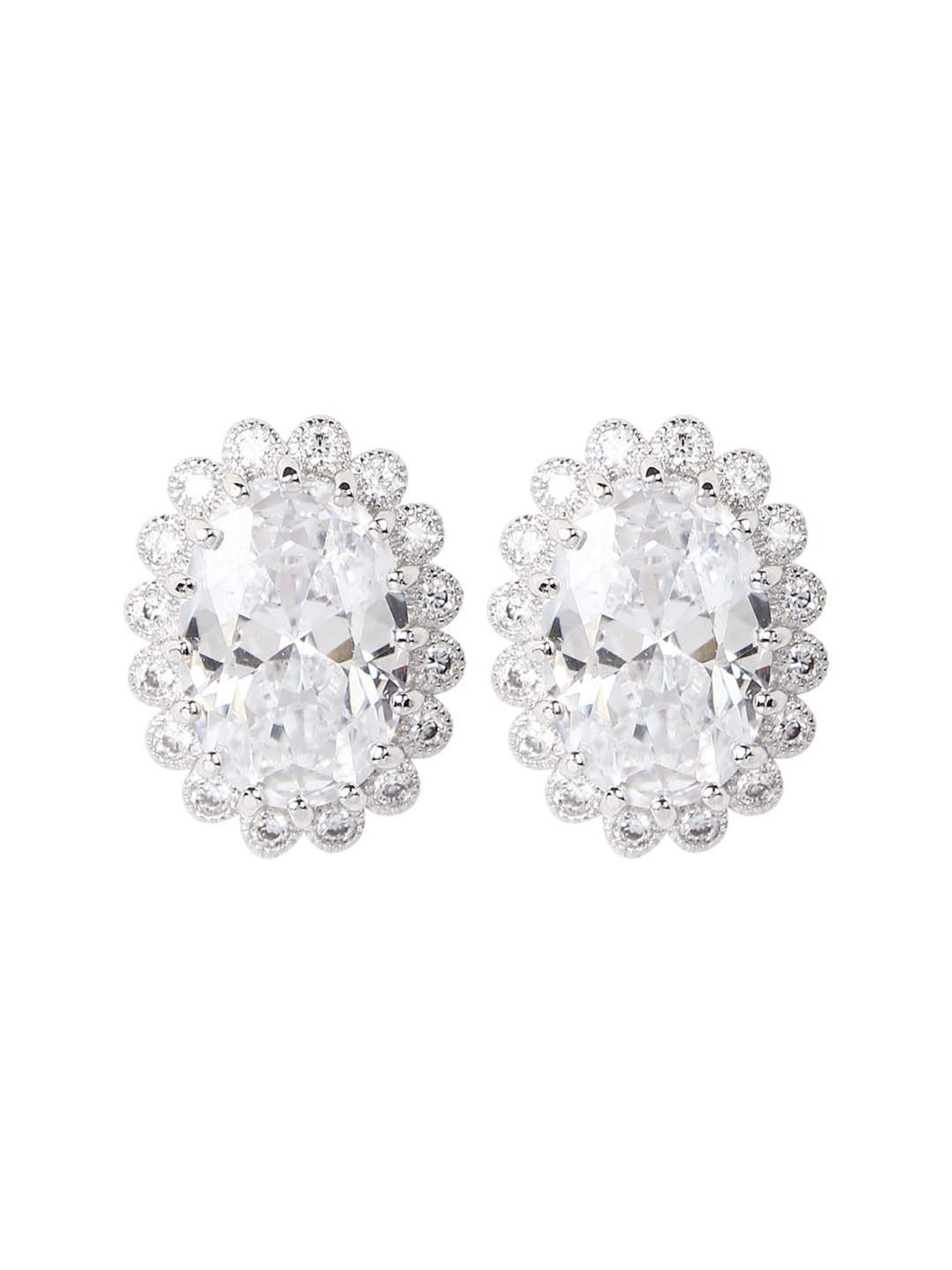 The Real Effect London 800 Silver Earrings for Women