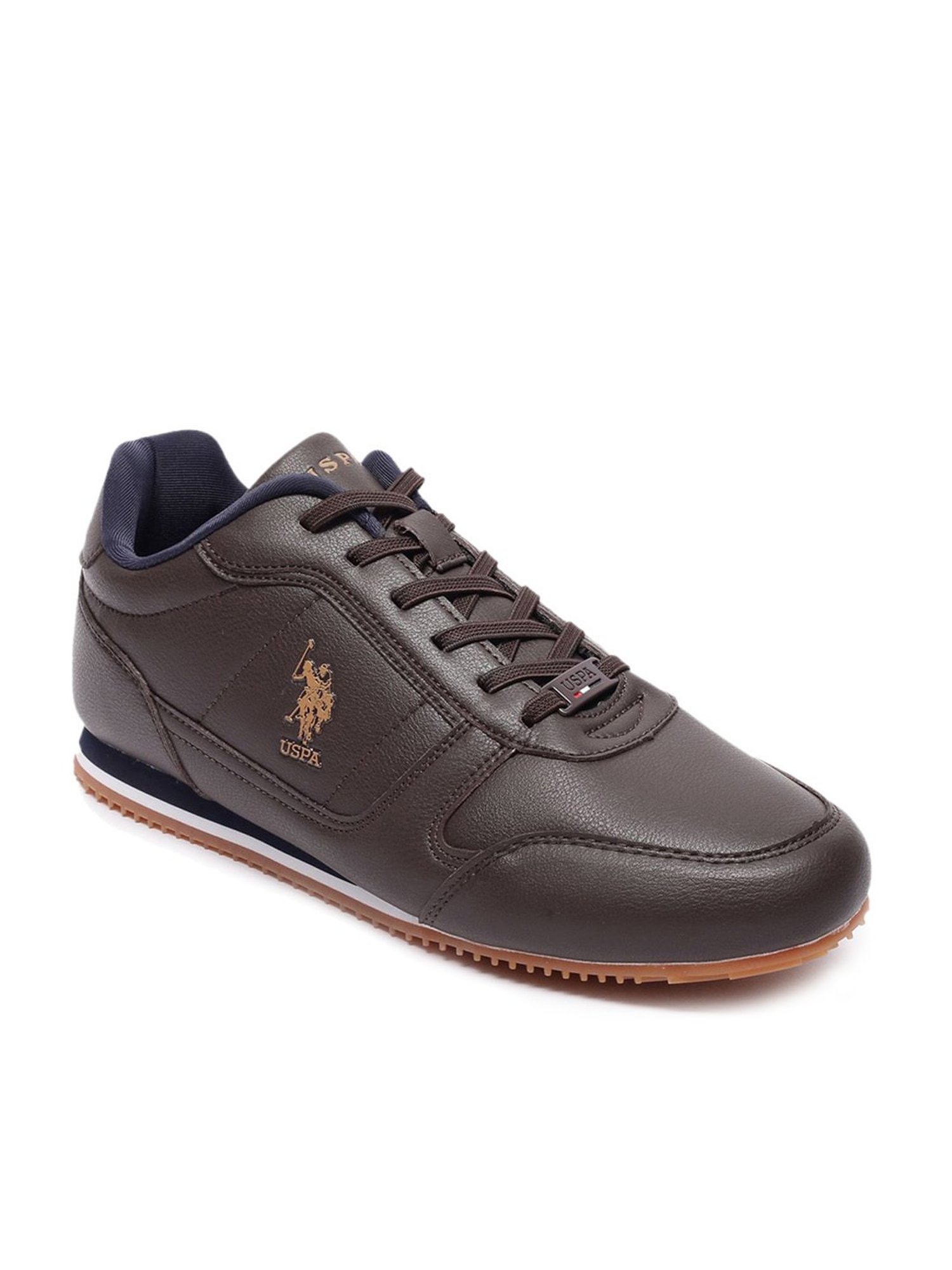 U.S. Polo Assn. Men's Brown Sneakers