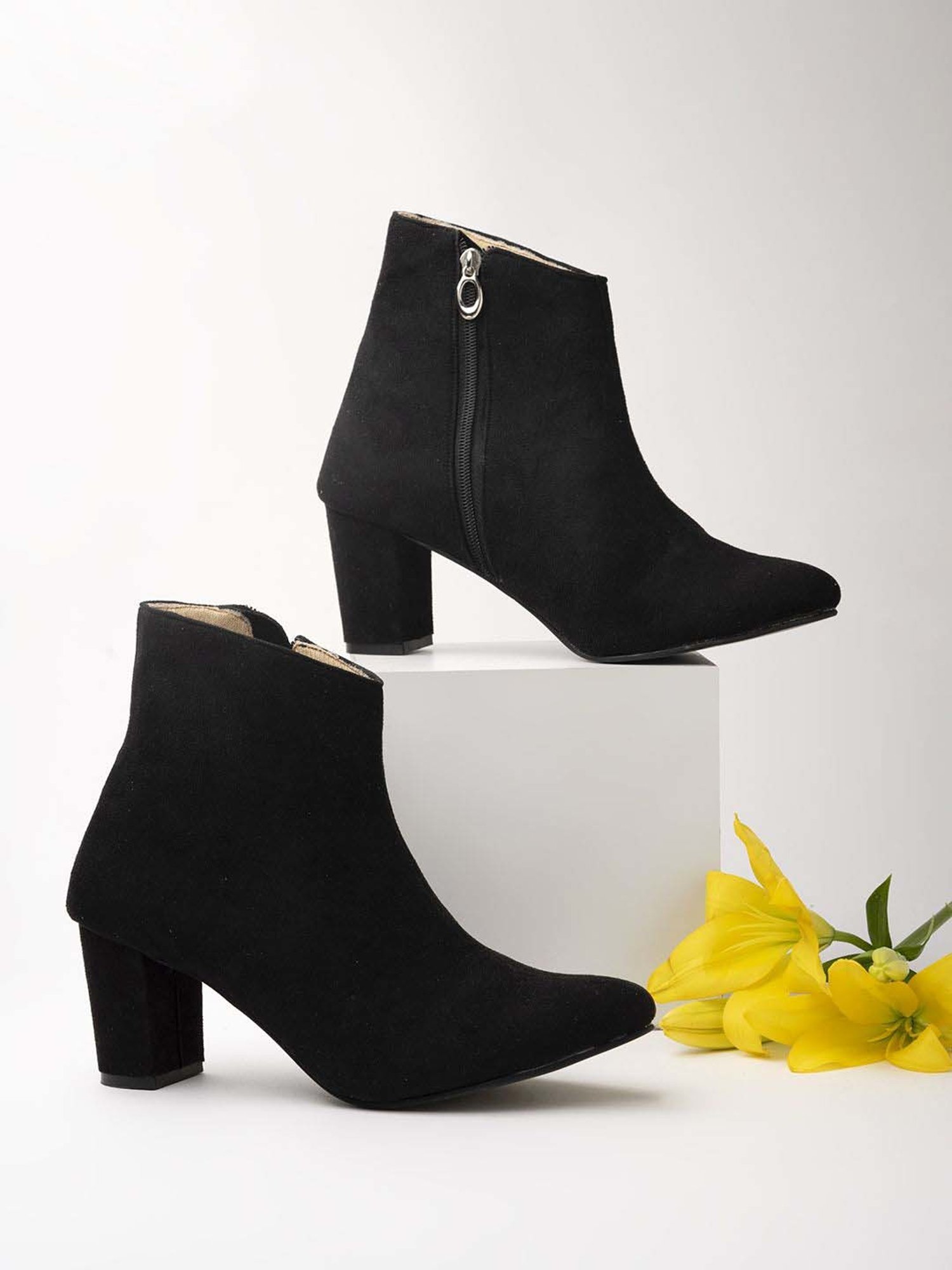 Shoetopia Kids Black Casual Boots