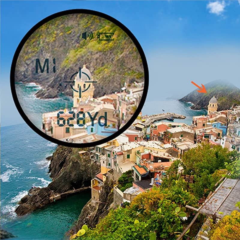 Laser Rangefinder Hunting Range Finder with Ranging/Speed Model for Hunting, Outdoor Using