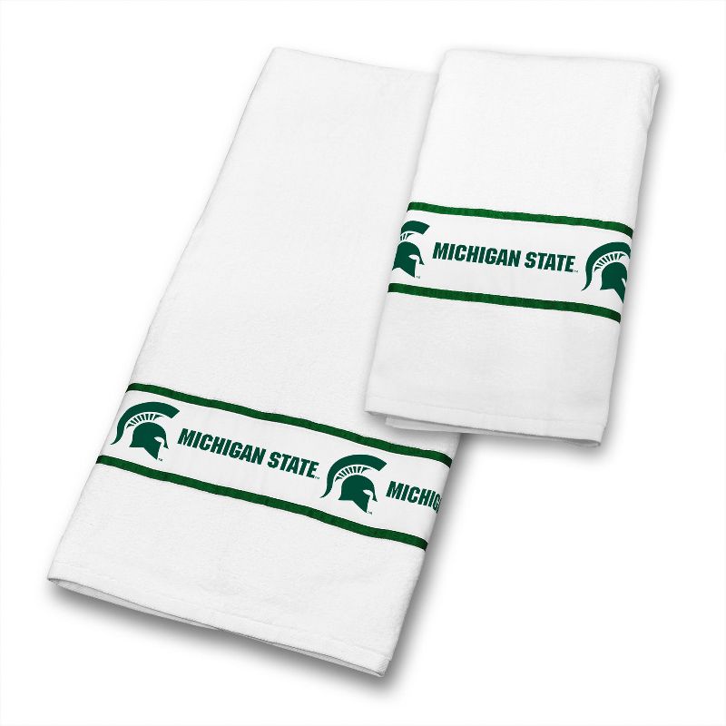 NCAA Towels College Bath Accessories - Michigan State Spartans..
