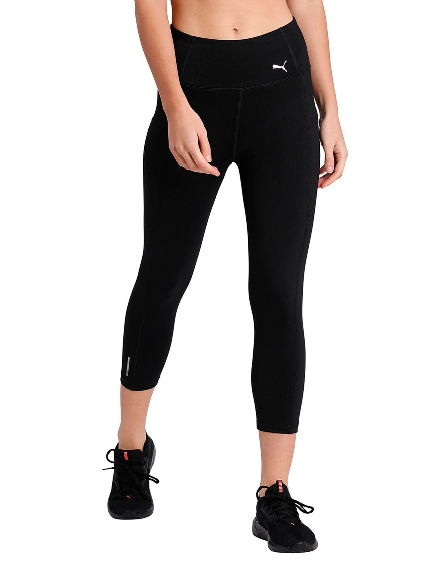 Puma Black Tight Fit Capris